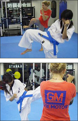 空手道 禅道会 女性護身術