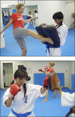 空手道 禅道会 女性護身術